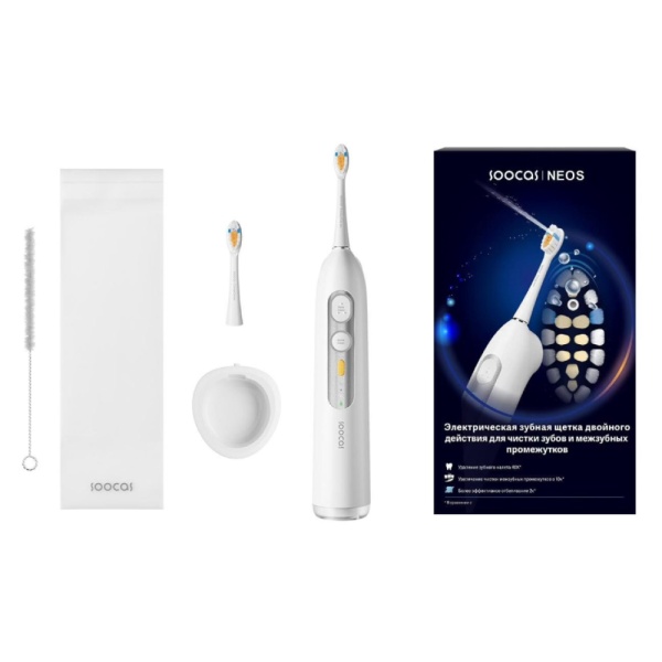 Щётка зубная + ирригатор SOOCAS T03, белая